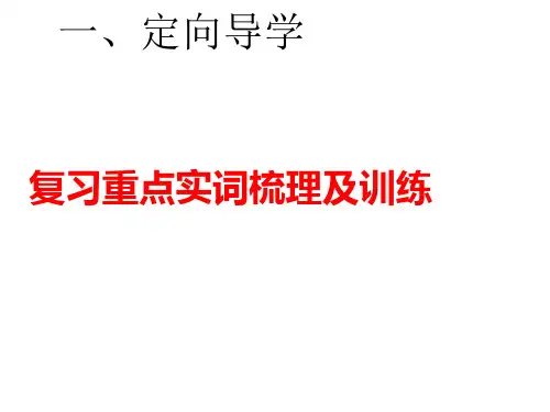 江西省寻乌县中考语文文意理解与概括复习课件