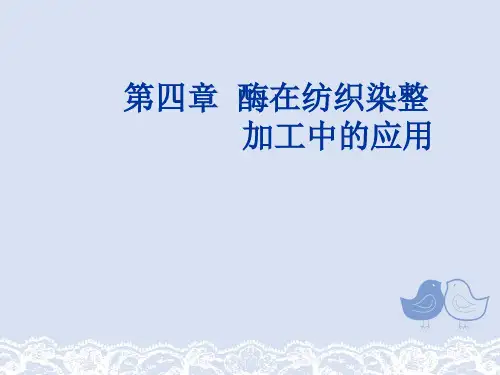 第四章生物酶在染整加工中应用