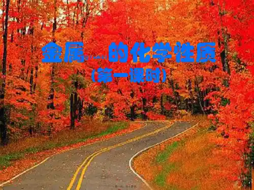 九年级化学下册第八单元金属和金属材料课题2金属的化学性质第一课时