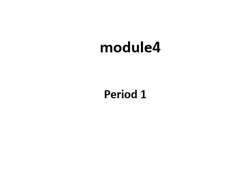 外研版高中英语必修三module4 vocabulary