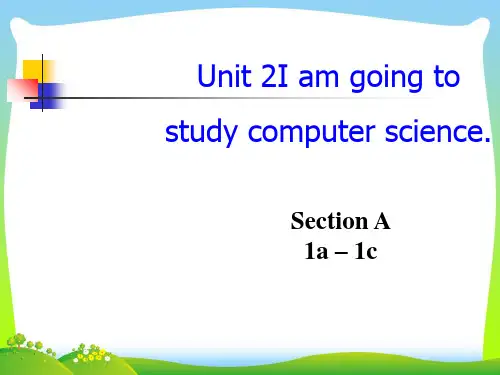鲁教版七年级英语下册Unit2 Section A 1a--1c精品课件(共26张PPT)