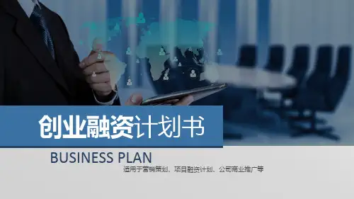 农业创新创业商业计划书ppt模板
