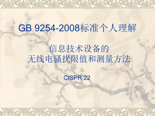 GB 9254-2008个人理解