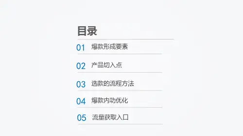 电商产品爆款打造思路及操作流程
