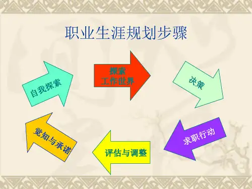 大学生职业生涯规划  第二章