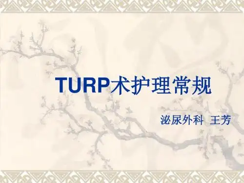 前列腺增生症护理病历