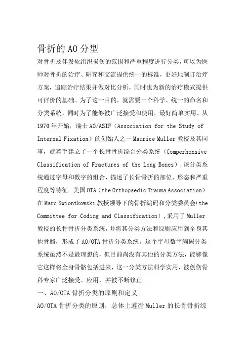 骨折的AO分型