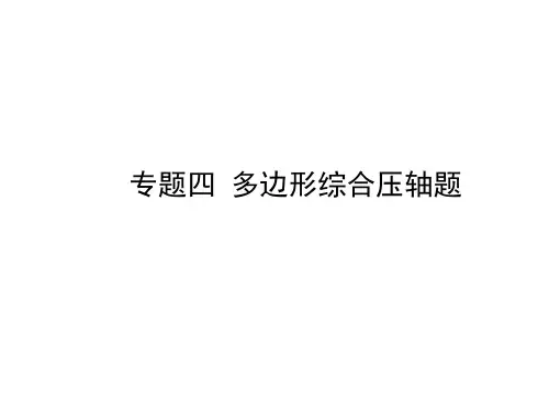 2018年中考数学压轴题复习  多边形综合压轴题(共26张PPT)