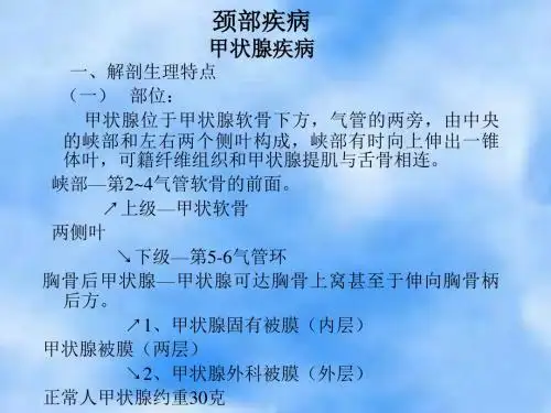 颈部疾病2 PPT课件