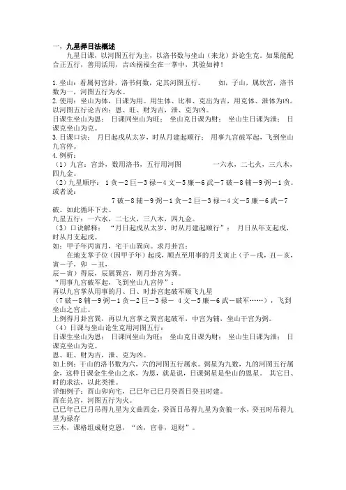 九星择日(精)