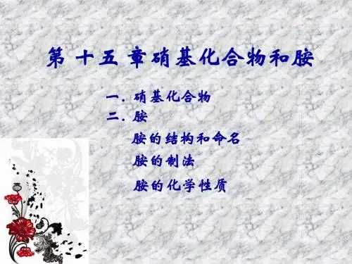 15第十五章 硝基化合物和胺