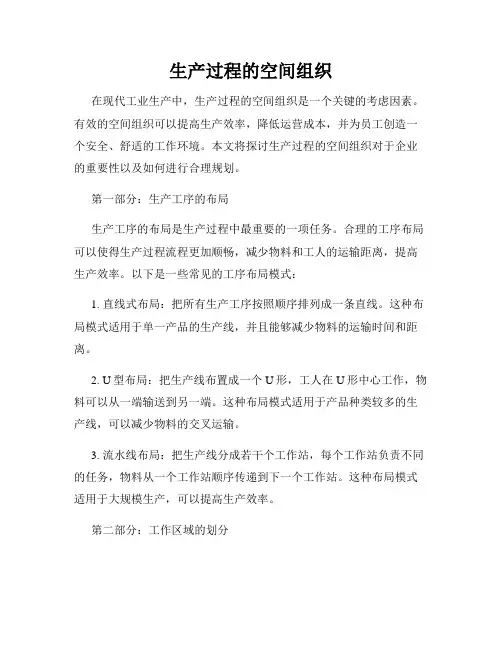 生产过程的空间组织