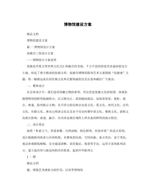 博物馆建设方案