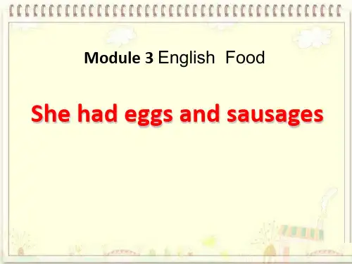 《She had eggs and sausages》PPT课件鉴赏