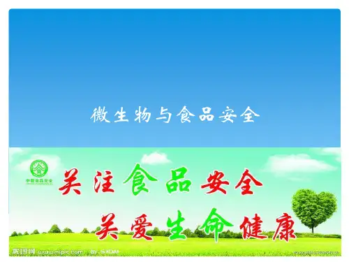 微生物和食品安全