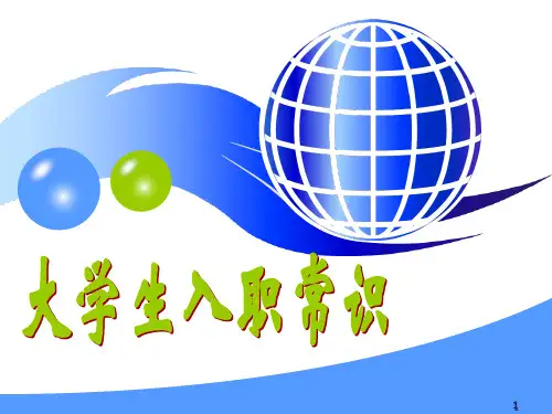 大学生入职培训 ppt课件