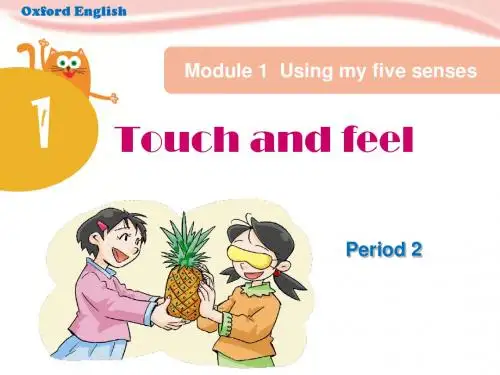 牛津上海版(深圳)英语四年级下册Unit 1《Touch and feel》(Period 2)公开课课件