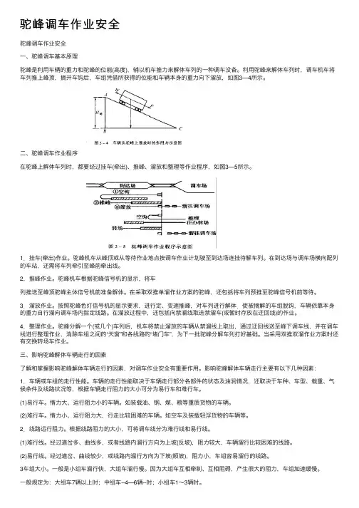 驼峰调车作业安全