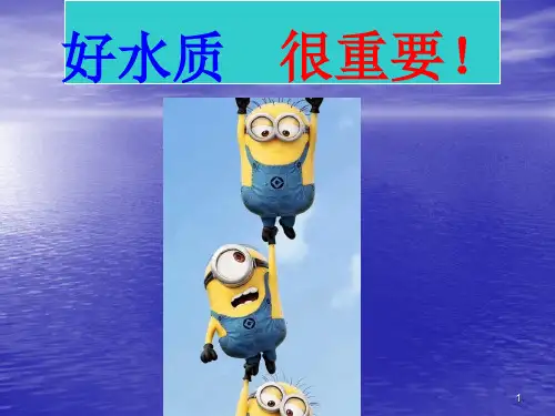 水质理化检验绪论ppt课件