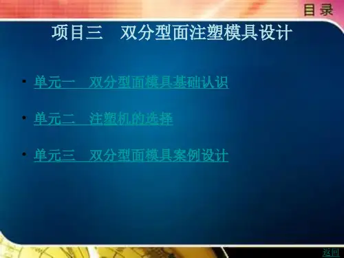 双分型面注塑模具设计