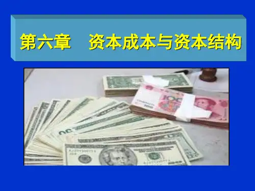 资本结构决策概述(PPT 41页)