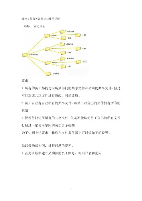 域控文件服务器搭建与使用详解