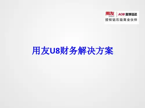 用友U8财务解决方案