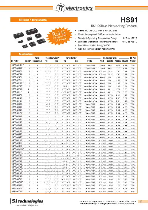 HS91-98704中文资料