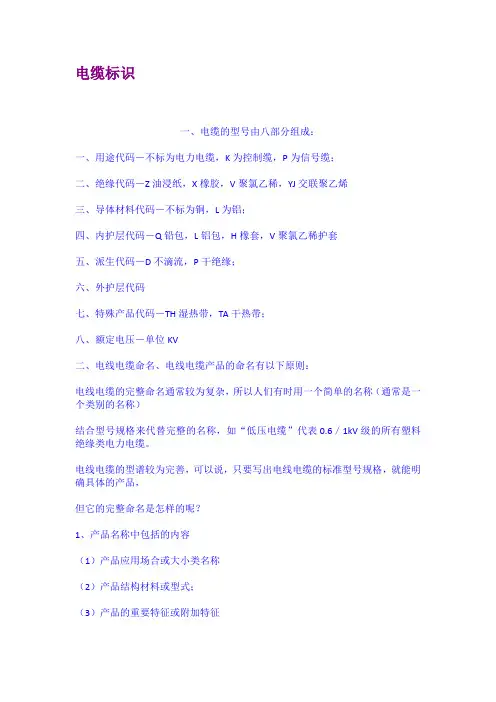 电缆标识
