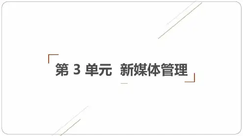第15章-新媒体概论(第三版)-2022年学习资料