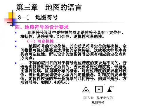 地图学符号设计要求及步骤