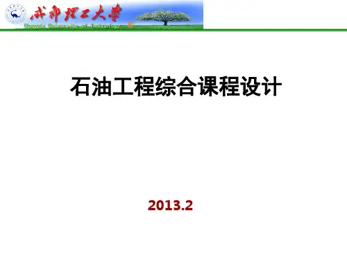 石油工程综合课程设计