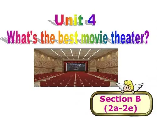 人教版八年级上 课件 Unit4Section B2(2a-2e)