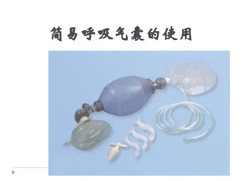 简易呼吸气囊的使用56046