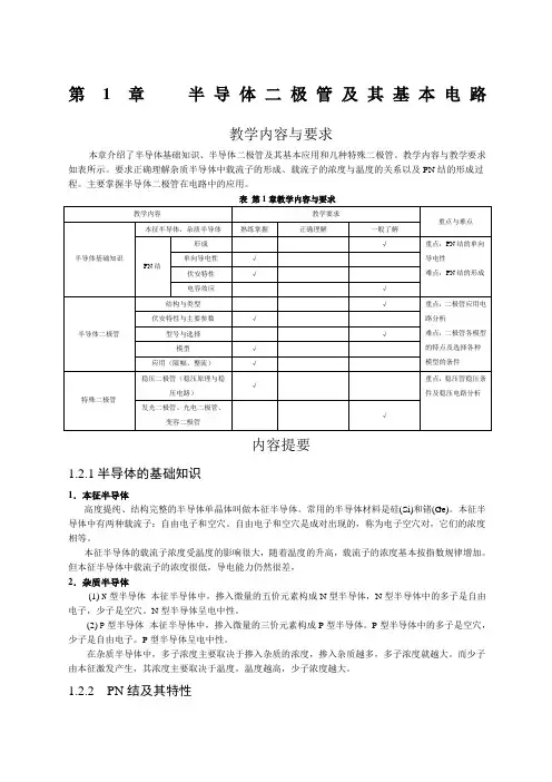 半导体二极管及其应用习题解答
