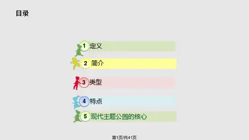 主题公园概述PPT课件