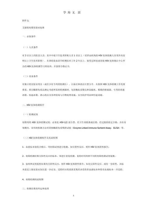 艾滋病初筛实验室.pptx