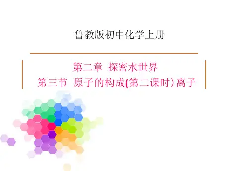 原子的构成-说课ppt课件