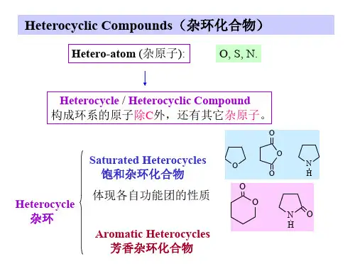 Heterocyclic Compounds(杂环化合物)