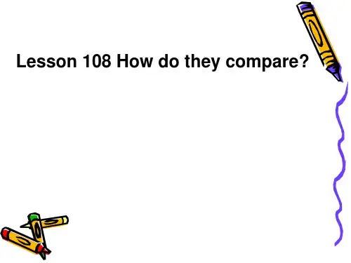 新概念英语第一册Lesson-107-108课件(共39张PPT)