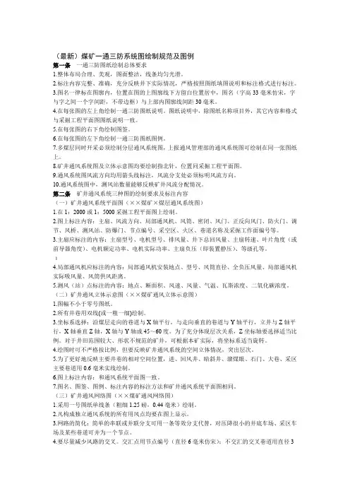 通风图纸绘制标准