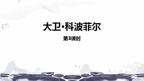《大卫科波菲尔》PPT(第3课时)