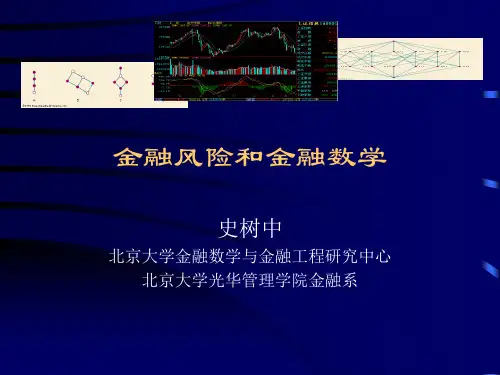 金融风险与金融数学课件(北京大学)70页PPT文档