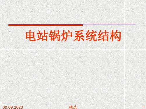 电站锅炉系统结构及生产过程流程图36356