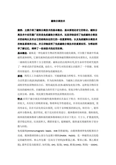 磁珠分离技术