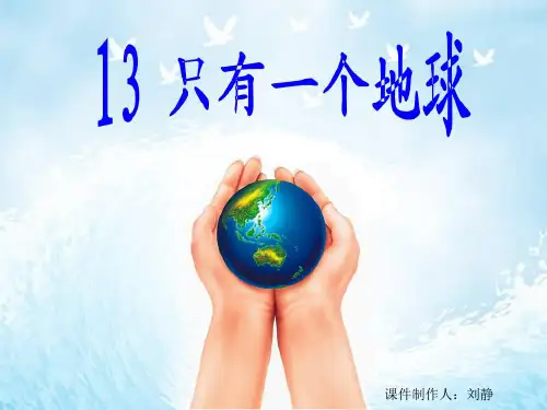 13.《只有一个地球》课件.ppt