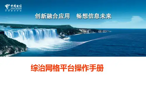 《综治网格电脑端操作手册》