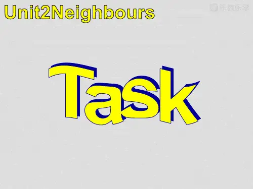 牛津译林版七下英语7Bunit2task