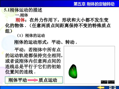大学物理Ⅰ刚体定轴转动的转动定律