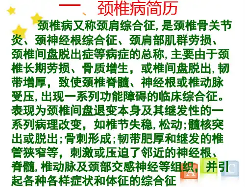 颈椎腰椎病PPT课件
